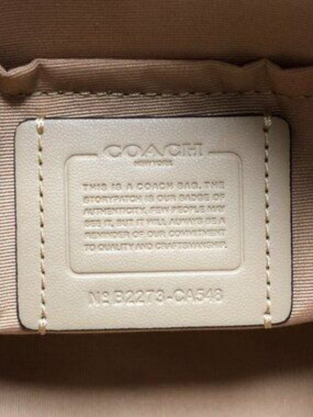 coach Teri Shoulder Bag In Signature Canvas white - Picture 9 of 9